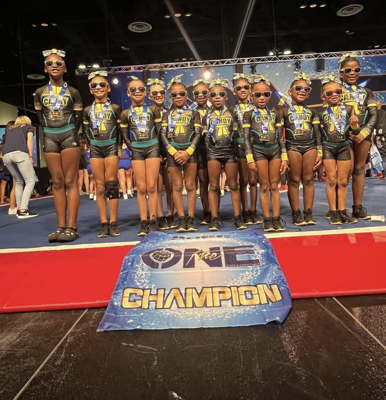 One of Candy Elite All-Stars award-winning teams. Photography from Instagram credit: @candyeliteallstars