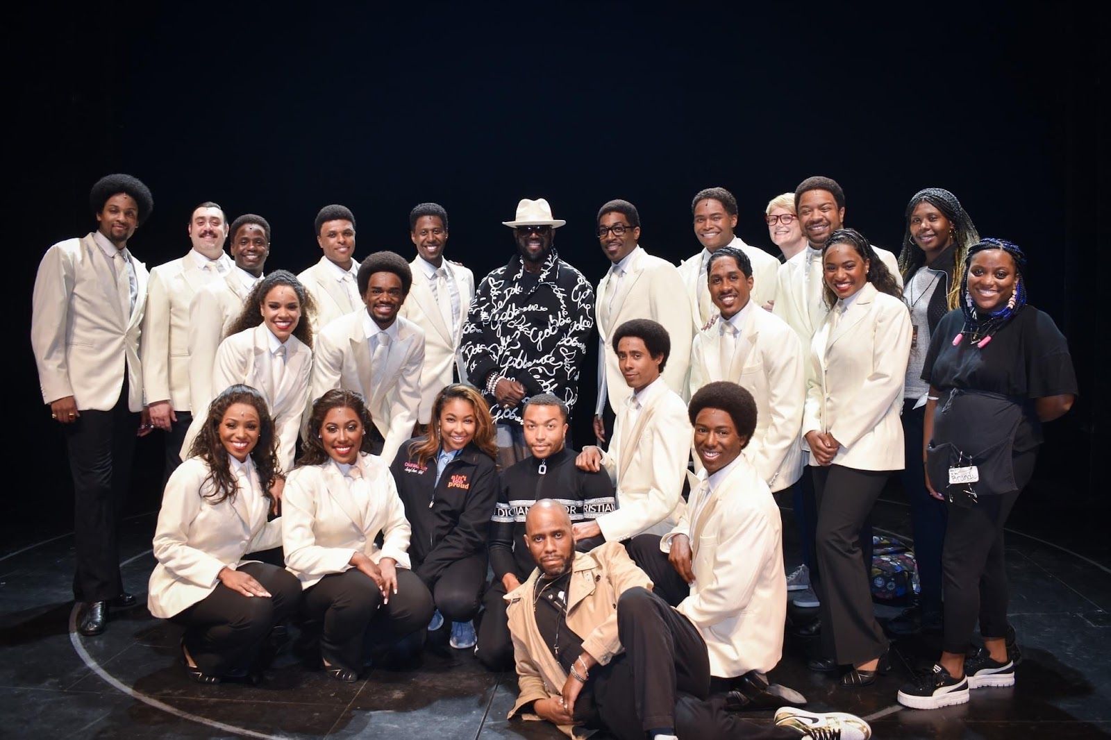 Ain't Too Proud to Beg Musical cast featuring Lawrence Dandridge