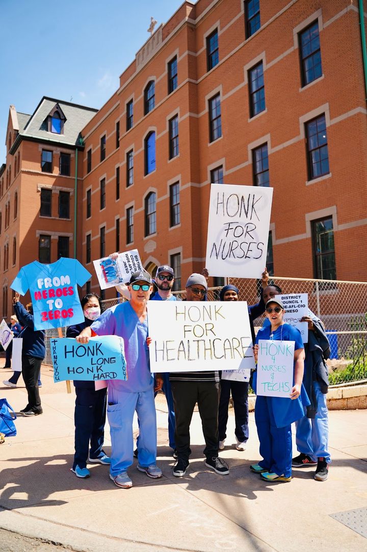 St. Michael’s Medical Center Nurses and Technicians Are On Strike