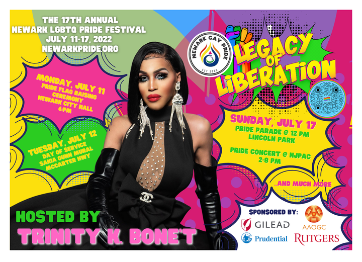 Flyer for Newark Pride. Provided by Newark Pride Inc.